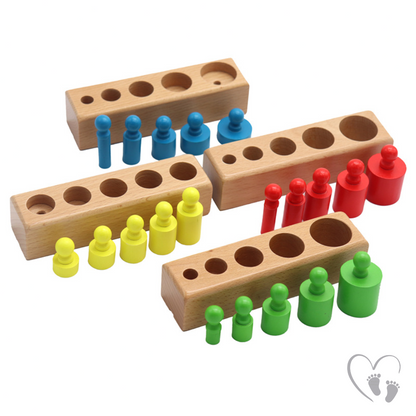 Little Genius – Montessori Farb- & Größenpuzzle